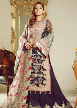 Maryam Hussain Meer Embroidered Chiffon Wedding Collection Design Noor 2019